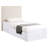 Upholstered Twin Panel Headboard Sand-570663739-599399981
