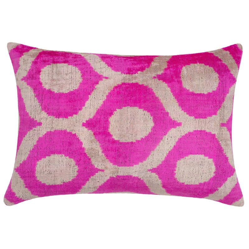 Geometric Velvet Throw Pillow