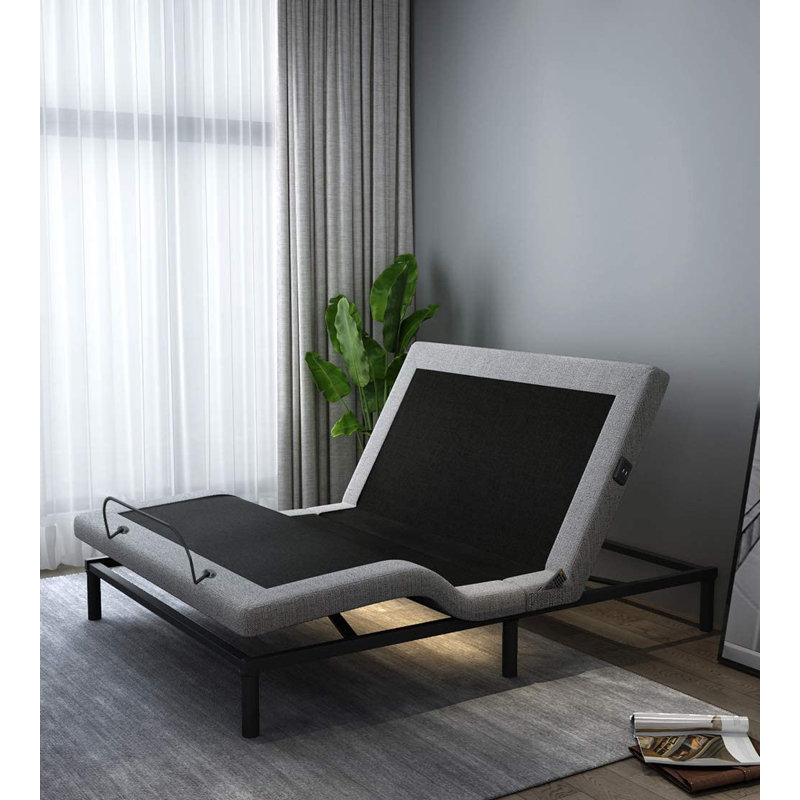 Massaging and Zero Gravity Adjustable Bed with Remote, Full
