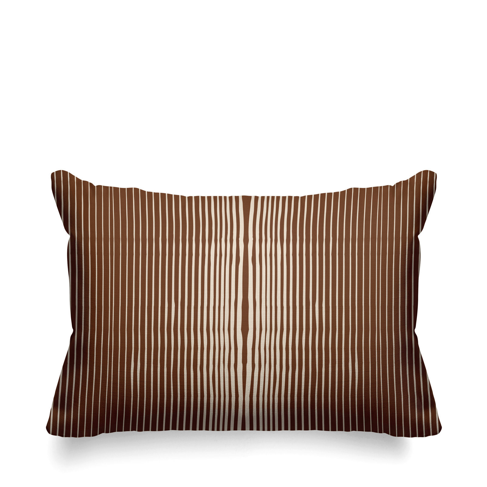 Ash Indoor/Outdoor Lumbar Throw Pillow, Brown