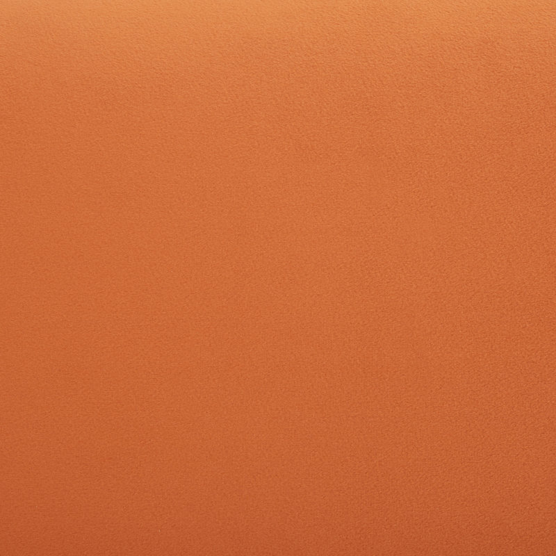 Andee Velvet Upholstered Bench, Rust Velvet