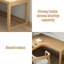 Bureaux en bois massif en forme de L 62,99 po-107193905