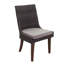 Chaise de salle à manger de patio en teck avec coussin