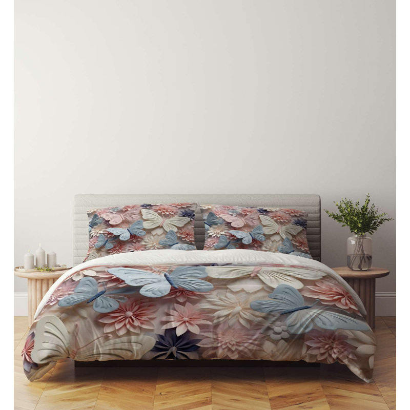 Luxury King Quilt Cover Set (3 Pieces) - 70% Polyester / 30% Cotton, 94.5 x 86.6 inches | Soft & Durable, 120 Thread Count, Button Closure Duvet Cover & Envelope Pillowcases | Machine Washable, Elegant Home Bedding