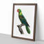 Great-Billed Parrot by F. Levaillant - Picture Frame Painting Print-55575454-55575455