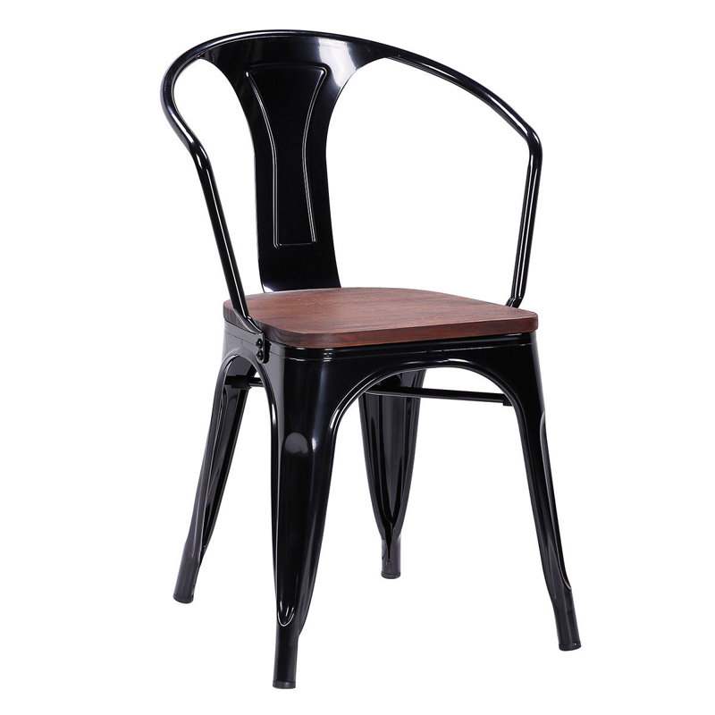 Chaise empilable, Noir