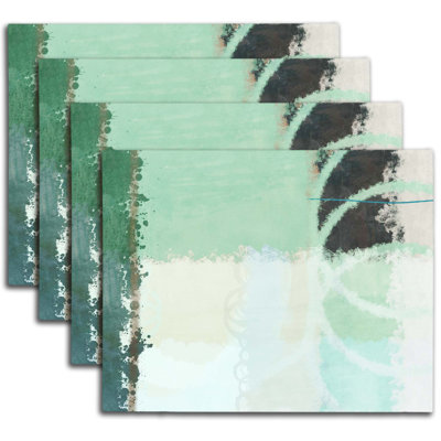 Napperon abstrait en polyester