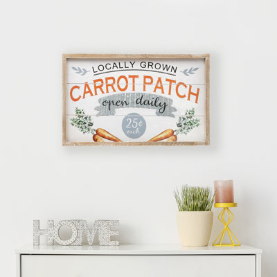 Enseigne murale 15,75 po Carrot Patch