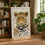 Leopard Portrait Boho - Wrapped Canvas-2119681687-2119681760