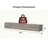 60" Rustic Wood Floating Fireplace Mantel - Wall-mounted Hollow Core With Finish, Farmhouse Design For Living Room/kitchen, Handcrafted Distressed Texture-771424554-771424552