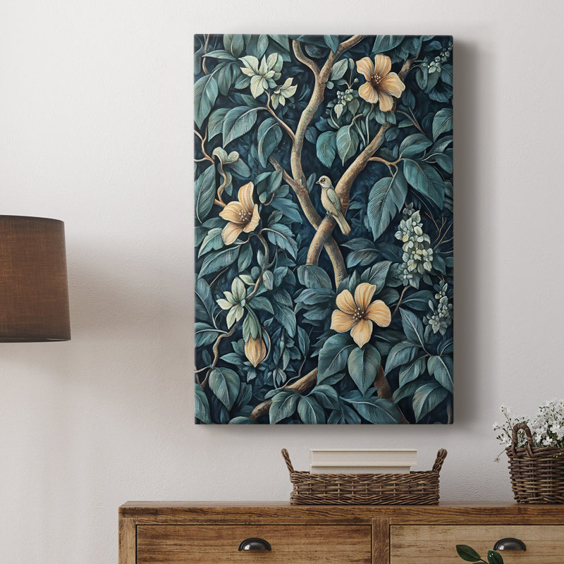 WM MORRIS Series CMXXIX  -Premium Gallery Wrapped Canvas -Ready to Hang, H 18 po x l 12 po