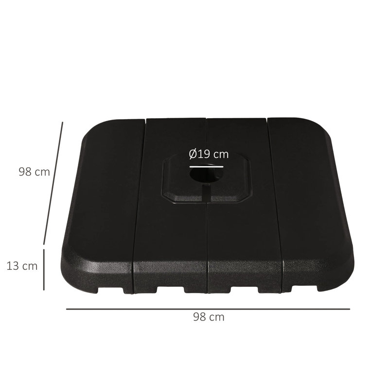 Tavant 10kg Plastic Free Standing Umbrella Base