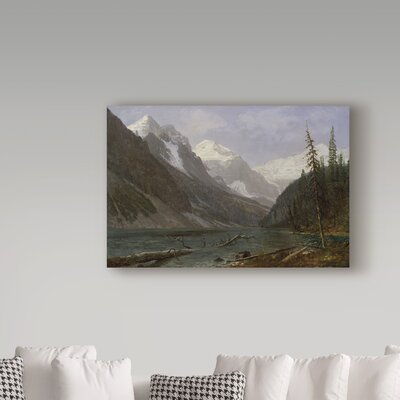 Canadian Rockies Lake Louise 1889' Oil Painting Print on Wrapped Canvas -  Trademark Fine Art, BL01638-C1624GG