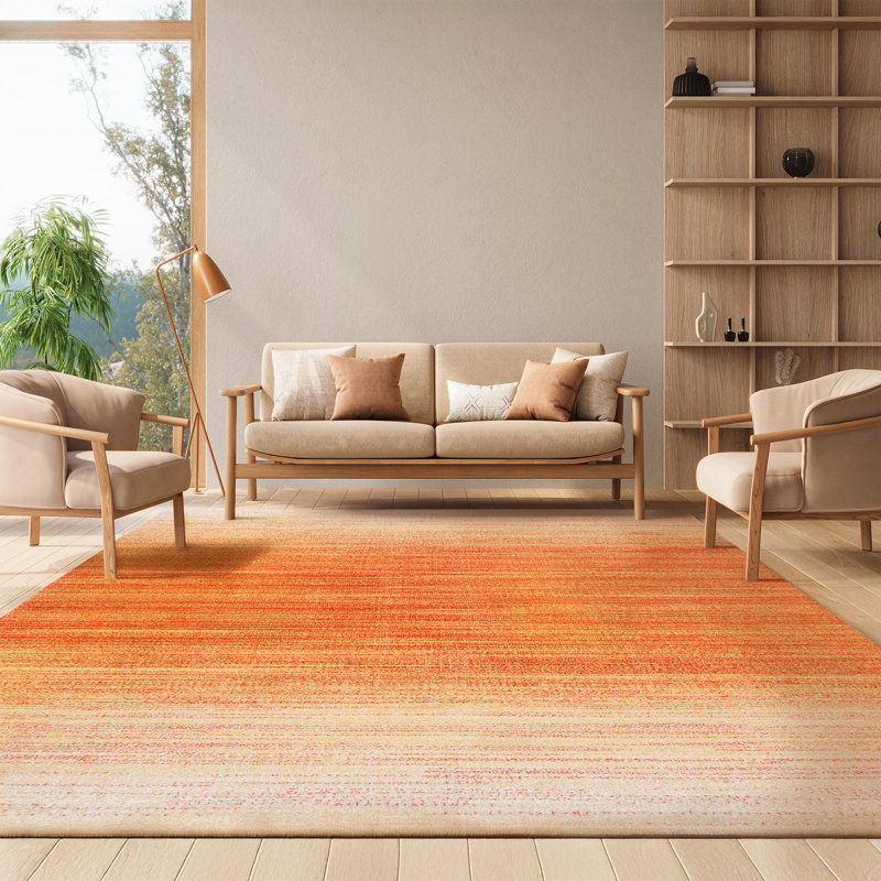 Tapis abstrait Merethe Performance, Rectangle 8 pi x 10 pi