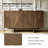Martha 4-Door Fluted Manufactured Wood Sideboard with Adjustable Shelves and Cable Management-1798940300