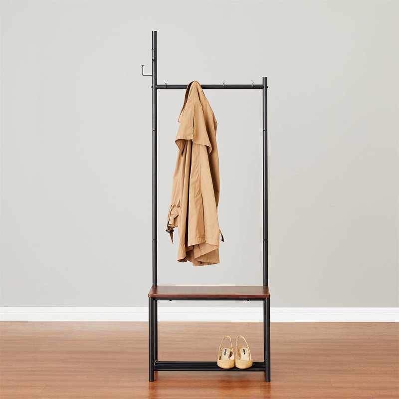 Hall Tree 60cm Wide with Bench and Shoe Storage