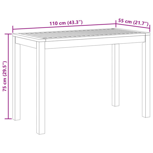 Dimensions du produit