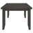 Dexter Dark Grey Rectangular Plank Top Dining Table