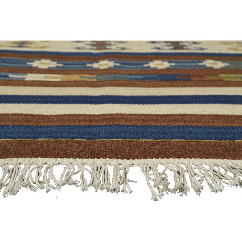 Southwestern Wool Hand Woven Area Rug, Rectangle 170 x 230cm