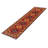 Kargahi One-of-a-Kind Runner: 2'10" X 9'10" New Age Runner Wool Area Rug in Red