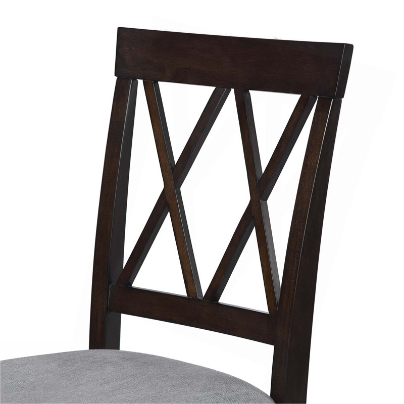 Ensemble de salle à manger 3 pièces avec table à abattants et 2 chaises rembourrées, ensemble de salle à manger pour petits espaces