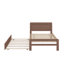 Lit plateforme simple en bois avec lit gigogne Modern Design-481165321