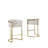 Maebelle Velvet Barstool 29" (Single Chair)-329666209-329666215