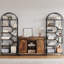 207.52cm H x 75.94cm W Steel Bookcase-790965824