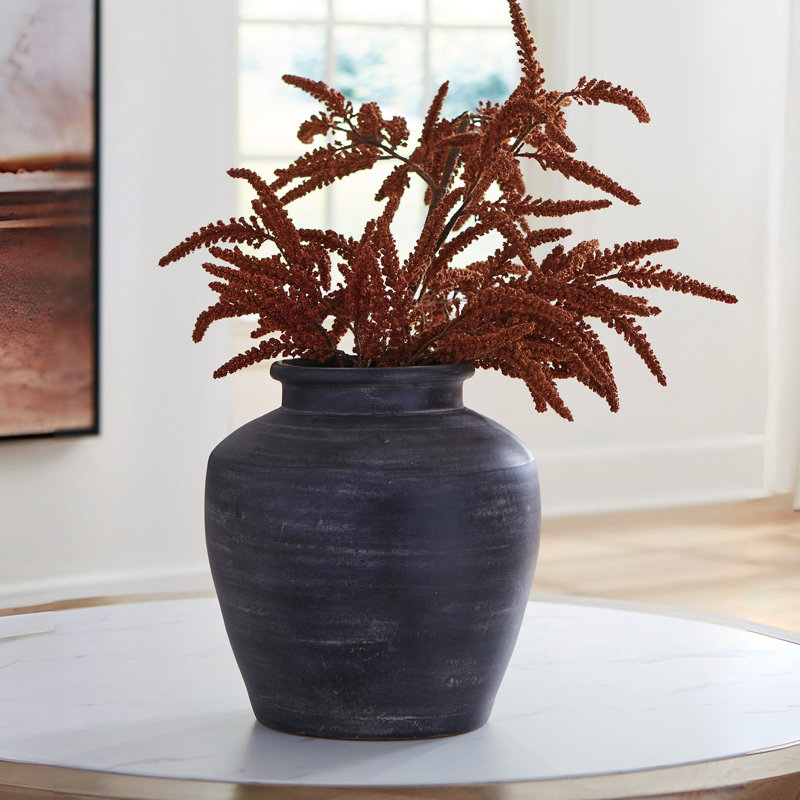 Vase Ashly, Noir, noir, noir, noir