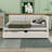 Cathaline Full Size Upholstered Daybed with 2 Storage Drawers Sofa Bed Frame-1496762140