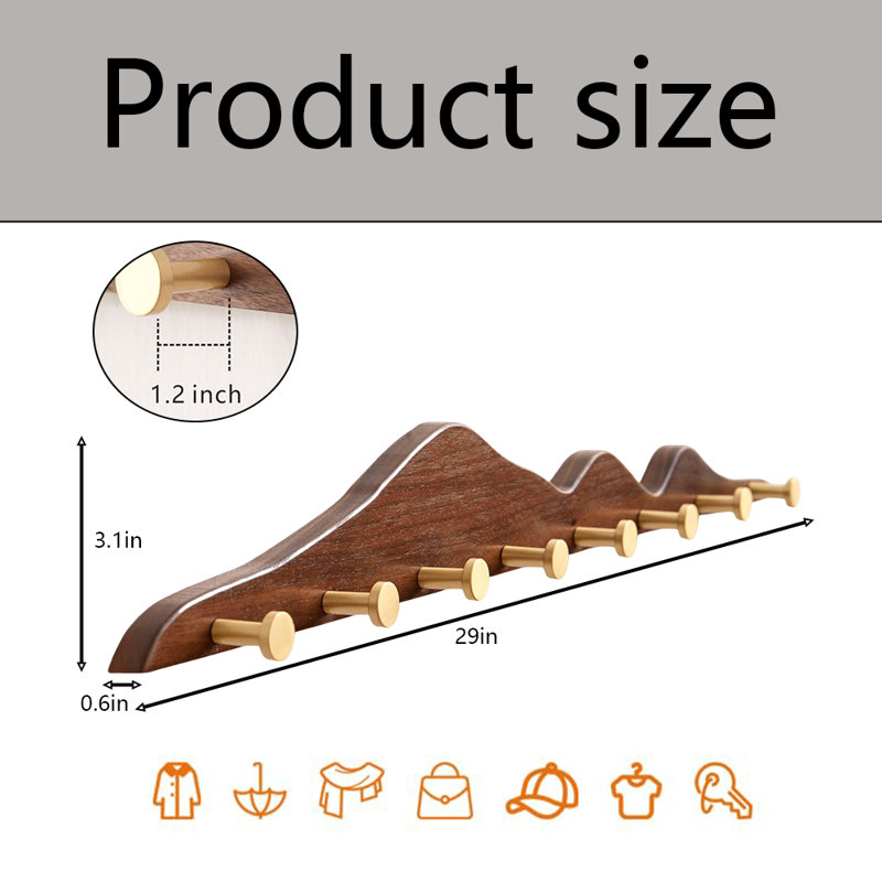 Coat Rack Wall Mount Coat Hooks