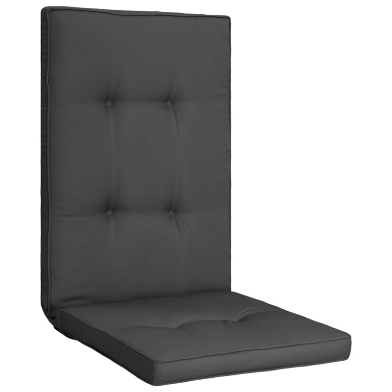 Outdoor Seat / Back Cushion, 1.2" H x 19.7" W x 47.2" D, Anthracite