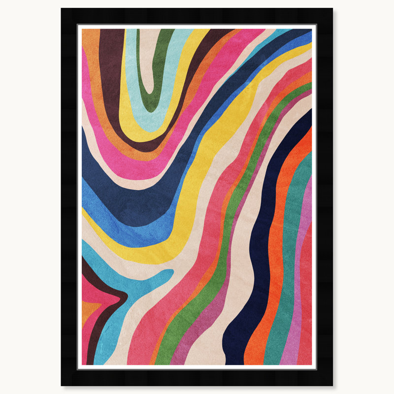 Couleur débit rivière, Cadre noir