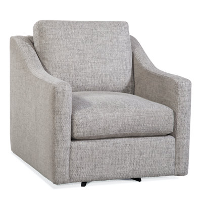 Oliver Boucle Cotton Swivel Armchair