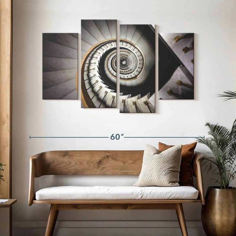 Escalier en spirale Lilie Infinite, H 32 po x l 52 po