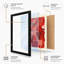 Crimson Fragments Eclectic - Framed Print-1075248985-1075248987