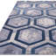 Aurora AU19 Hexagon Blue Area Rug-643524547