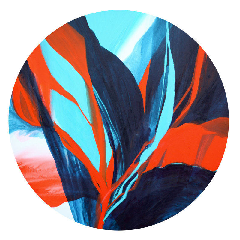 Abstract Non-Wall Damaging Wall Decal