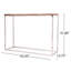 Table console pour le salon