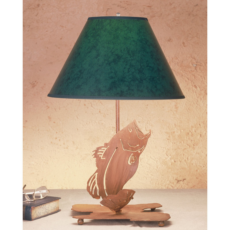 Leaping Bass Table Lamp