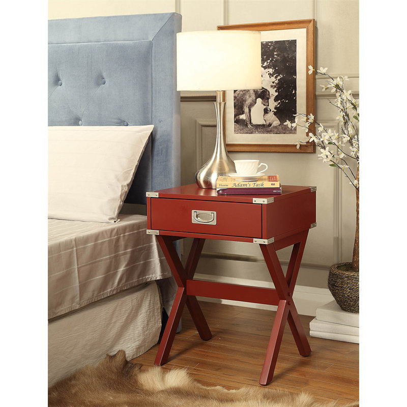 Table d'appoint Babs, Rouge