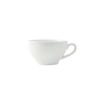 White Ceramic Cappuccino & Latte Coffee Cups, For Restaurant, Capacity: 210  ml