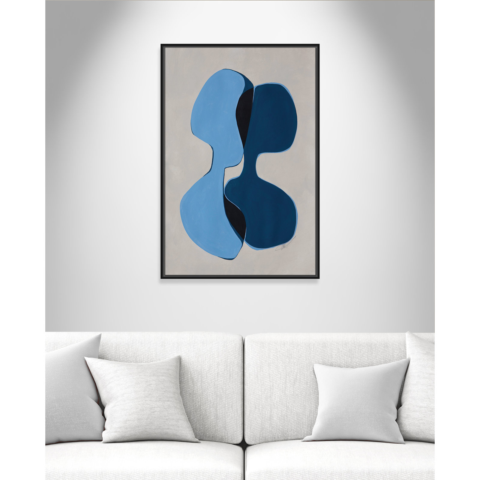In Unity Collection "In Unity I" Print, 37.5" H x 25.5" W x 2" D, Black Framed