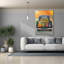  «Fall Bounty 3 Truck Navy» par James Wiens, art mural sur toile, 40 po x 54 po-1436368209