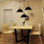 Anre 2 - Light Black And Gold Dome Pendant