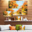 «Path in Autumn Forest Landscape», reproduction sur toile tendue-16487733