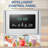 Commercial Slushy Machine 15lx3, Tainless Steel Smoothie Frozen Drink Maker With Self-cleaning Mode, 1200w Electric Large Slushie Machine For Home Party Restaurants Cafe Bars