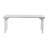 Resin Multipurpose Rectangle Folding Training Table For Home Or Office, 5.87 Feet Long Light Gray