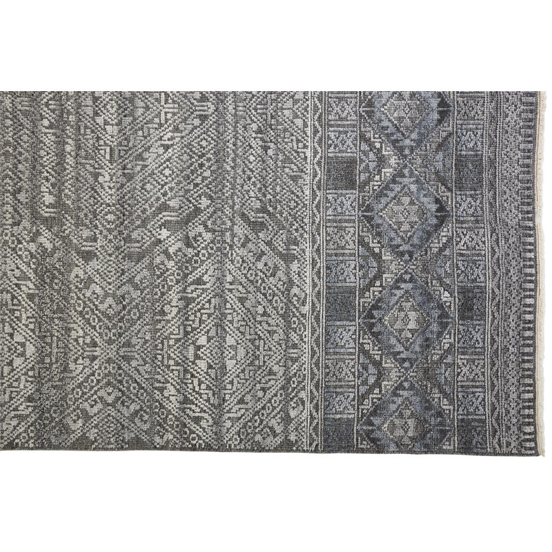 Authement Abstract Indoor Rug, Rectangle 2.6' x 8'