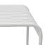 Table de salle à manger d'extérieur en acier l 28 po x P 28 po Abra-512579220